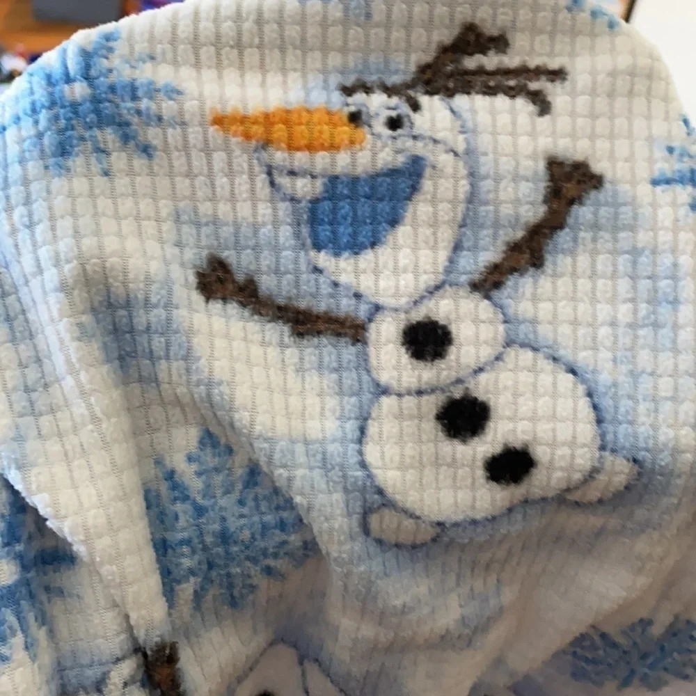 Disney Frozen Olaf Kids Two Set Cozy Pajamas Size Medium